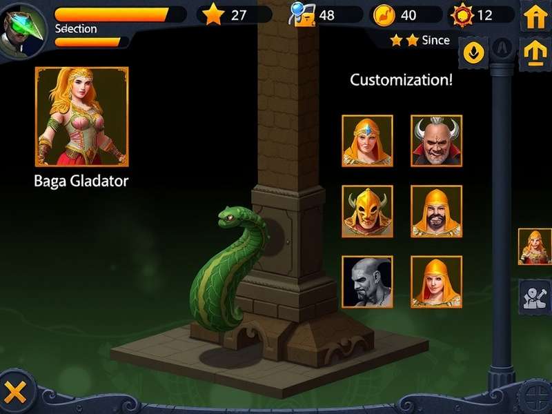 Baga Supreme Gladiator customization options